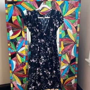 Express floral half wrap dress ✨